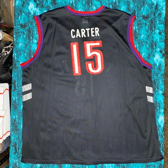 Vtg Vince Carter Jersey Champion Toronto Raptors - Picture 4 of 12